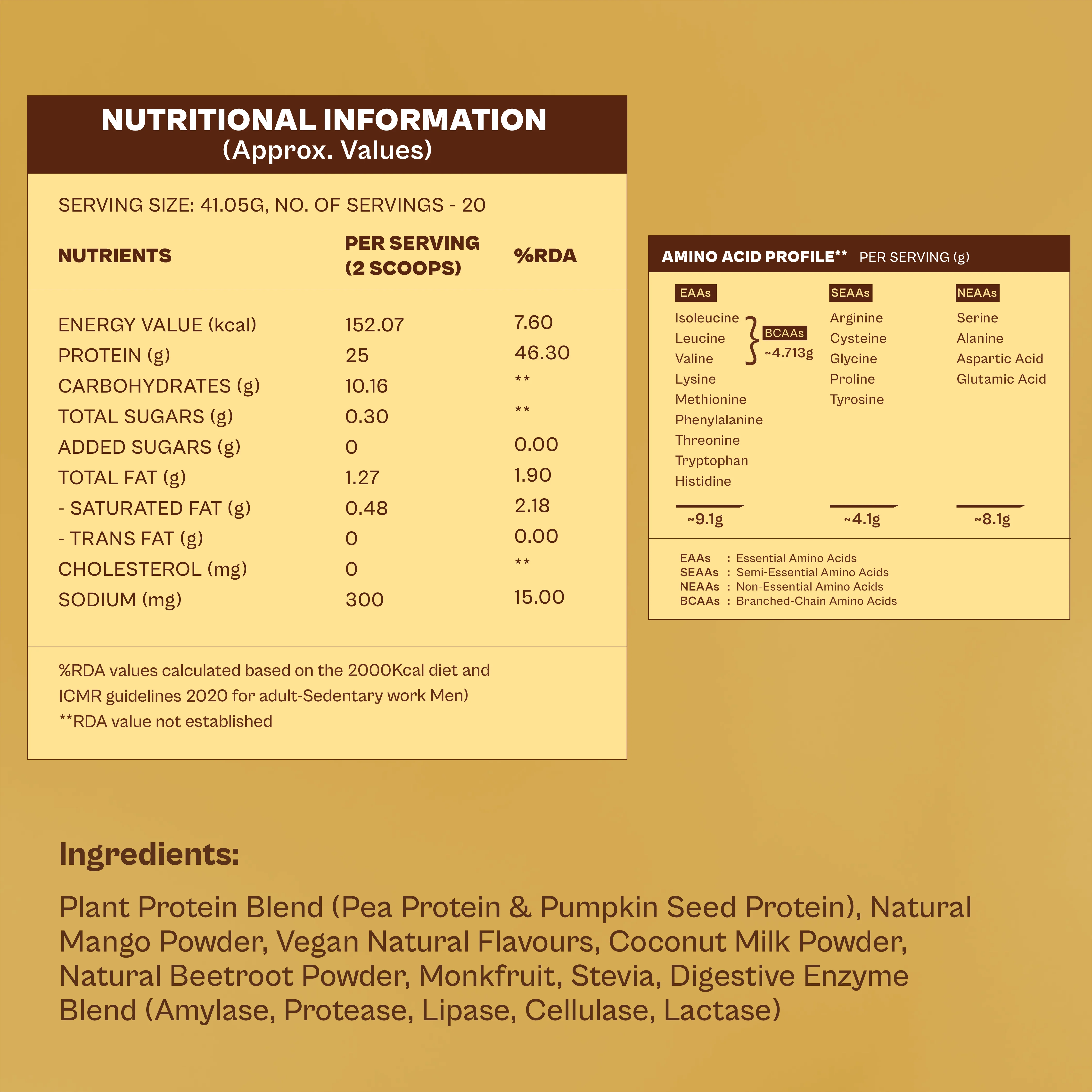 Daily Plant Protein Powder - Mango Mania - Image 10