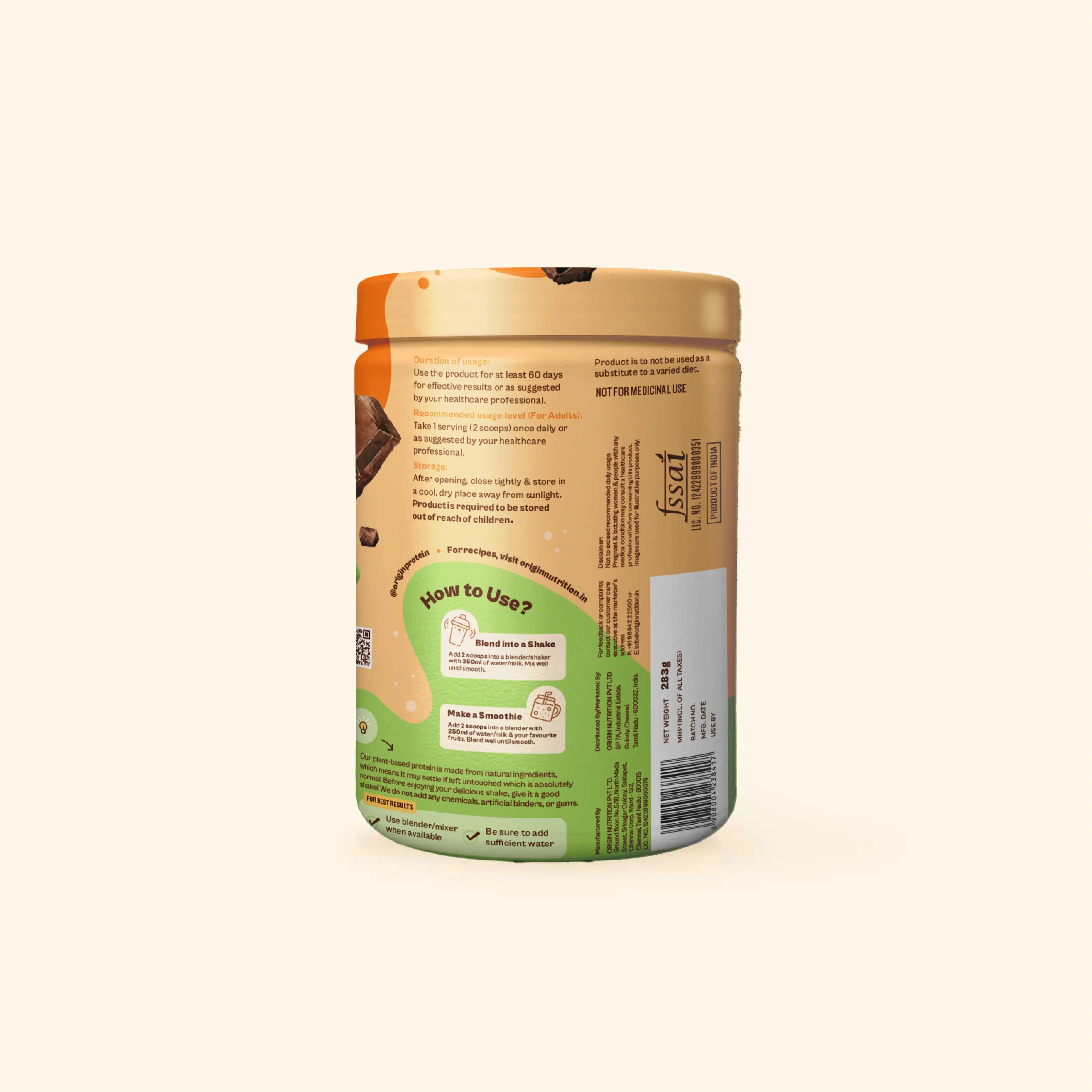 Daily Plant Protein - Chocolate Fudge (Jar) - Image 13