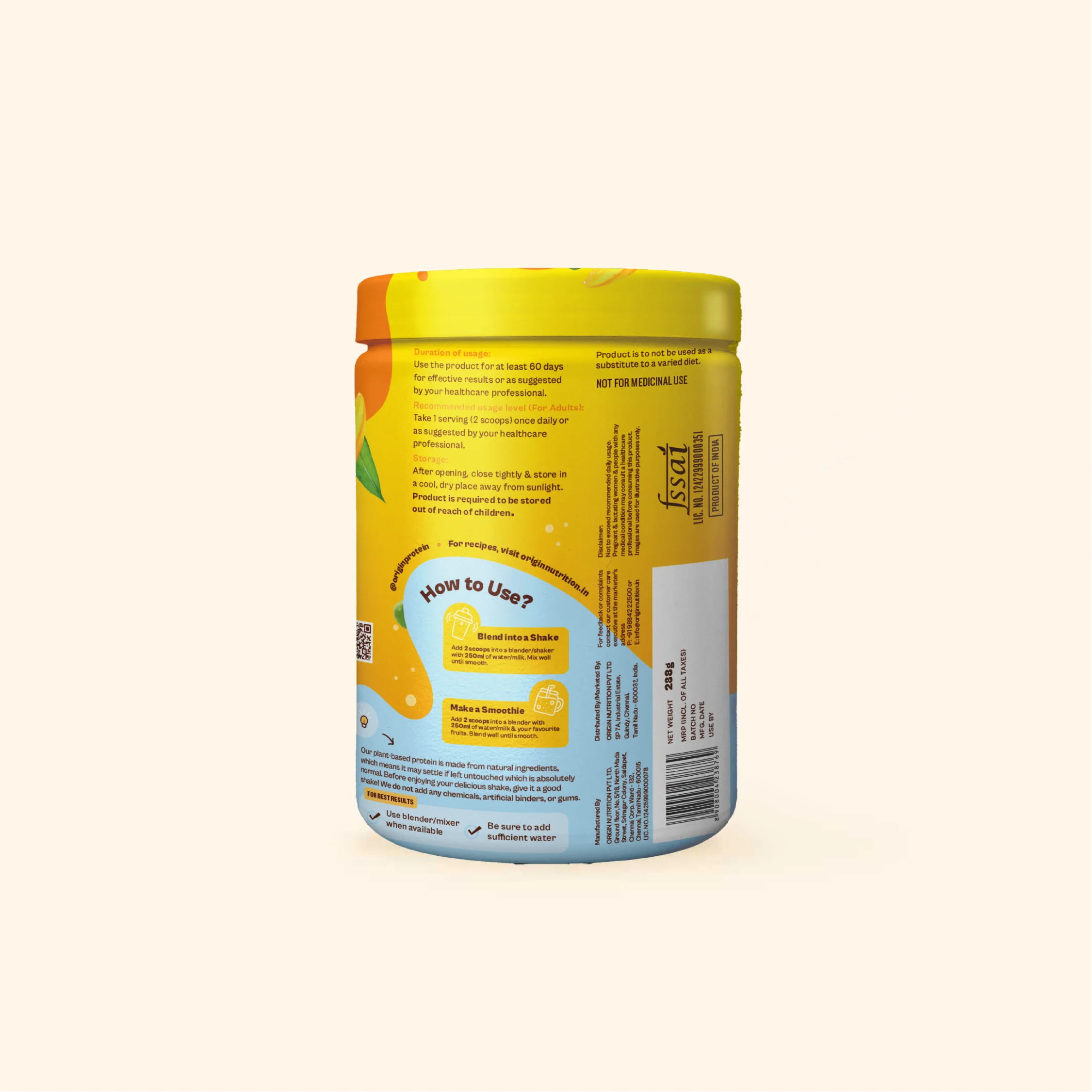 Daily Plant Protein Powder - Mango Mania (Jar) - Image 13