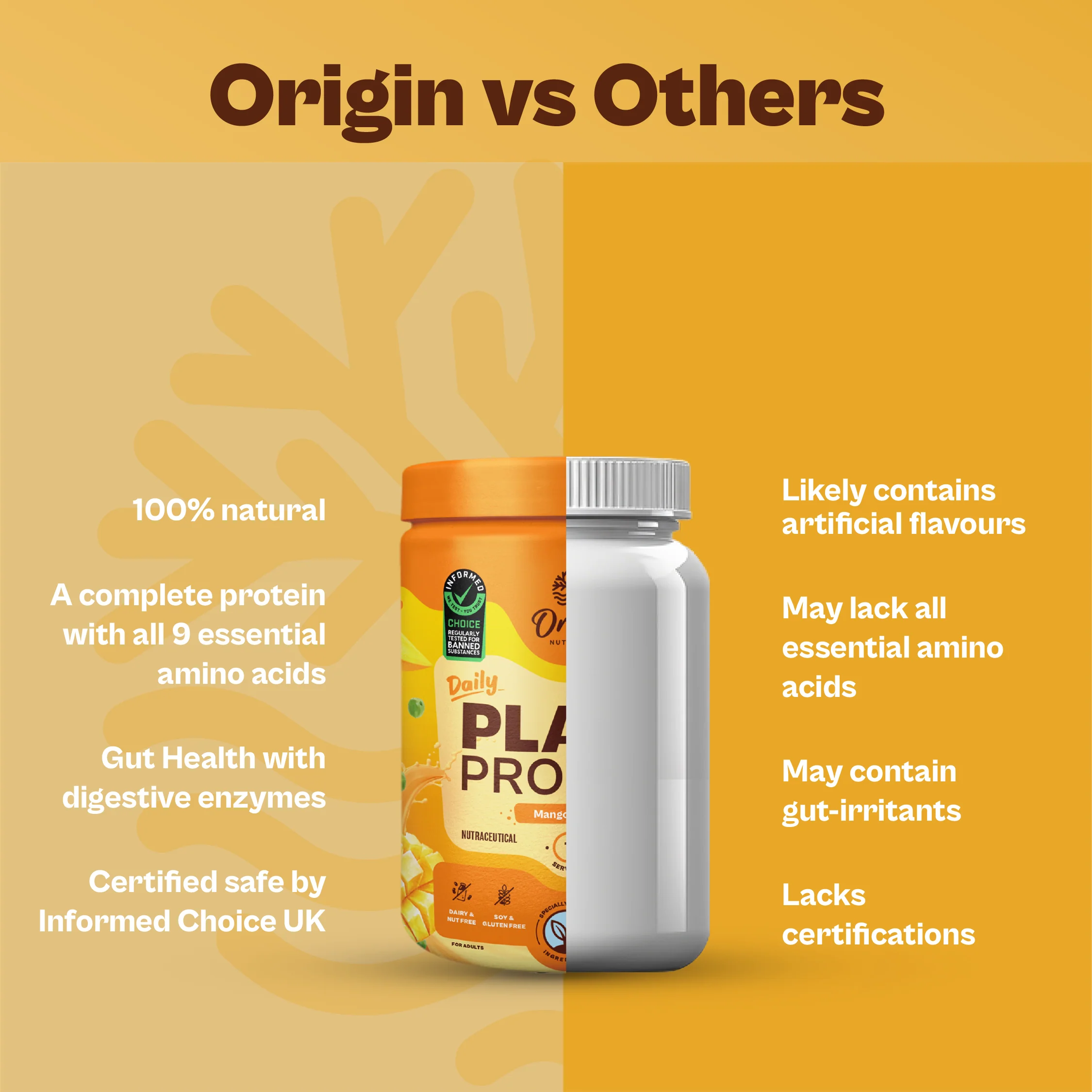 Daily Plant Protein Powder - Mango Mania (Jar) - Image 7