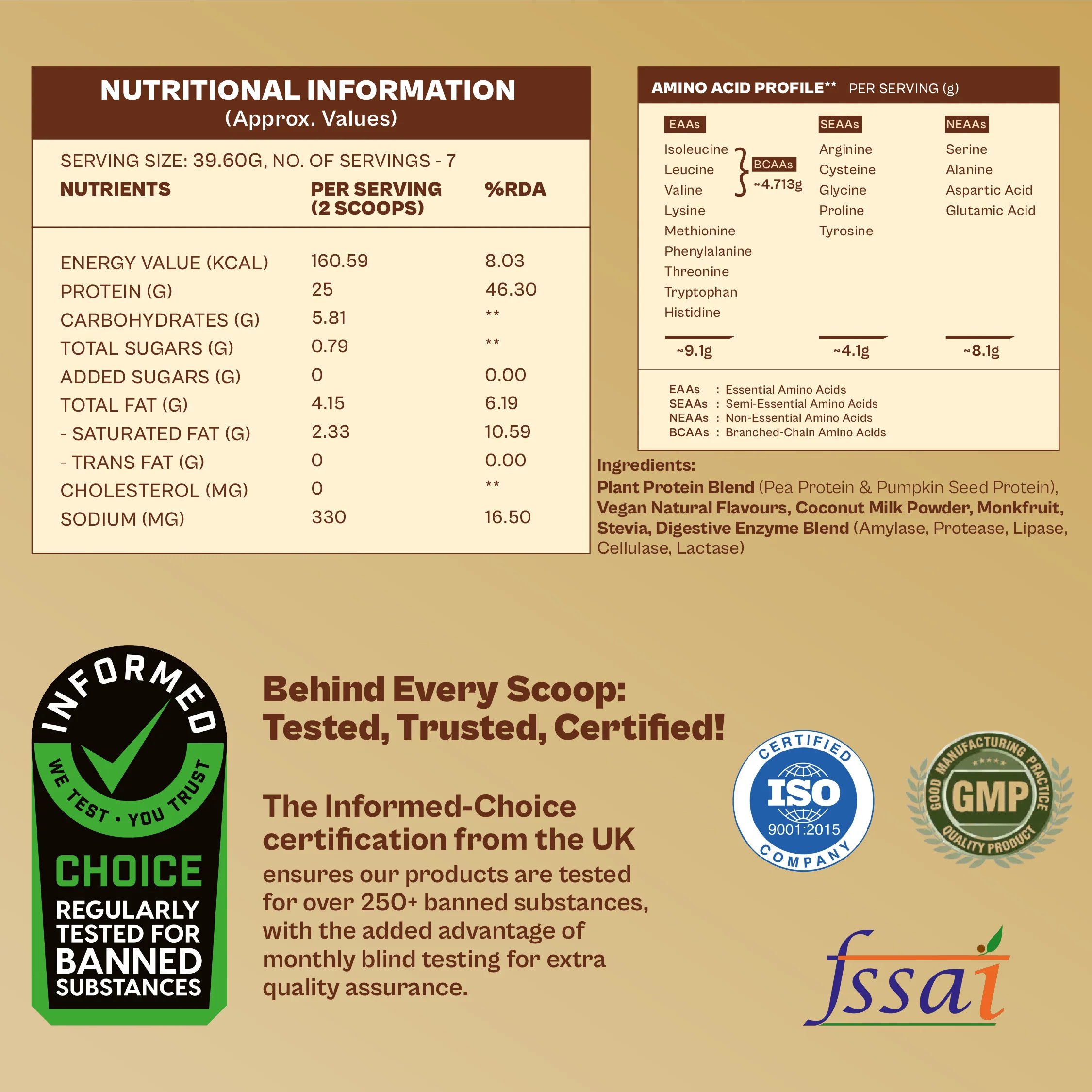 Daily Plant Protein - Creamy Vanilla (Jar) - Image 10