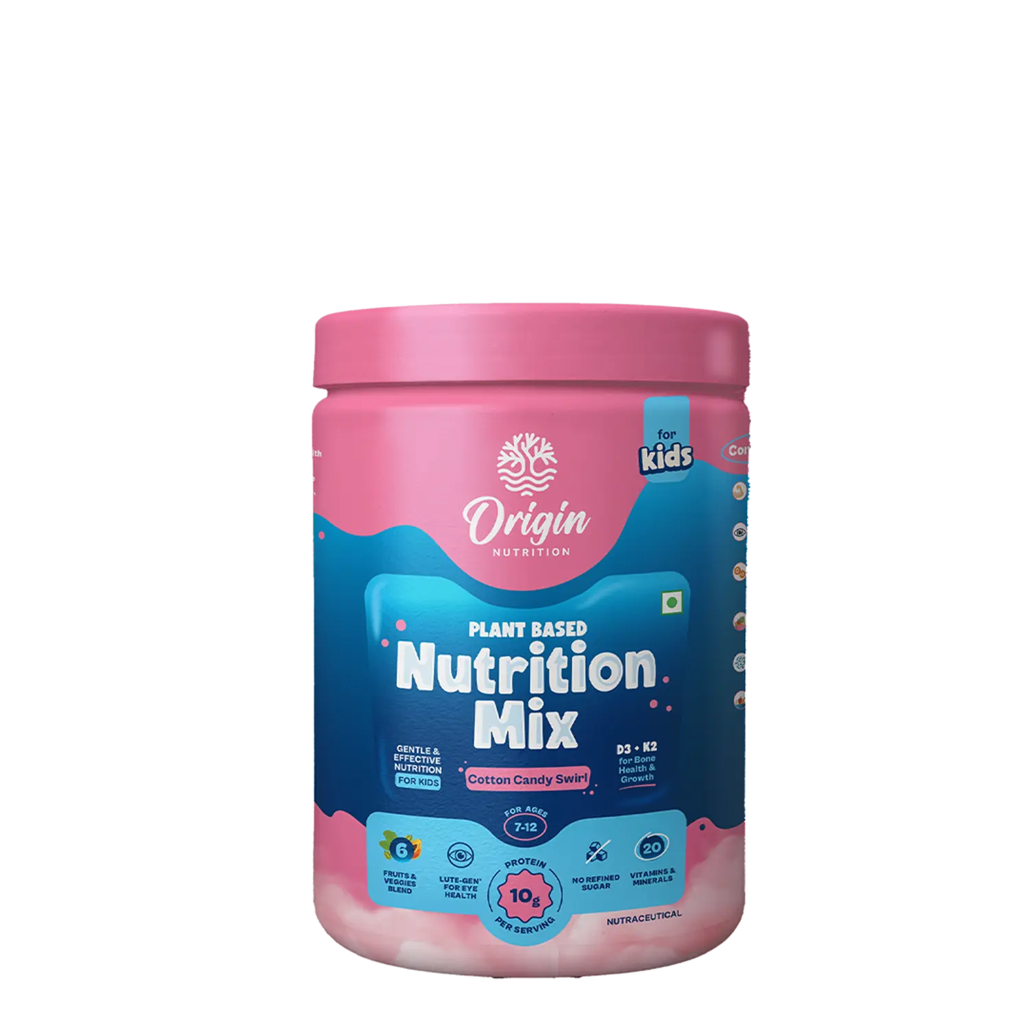 Kids Nutrition Mix - Cotton Candy Swirl (ages 7-12)
