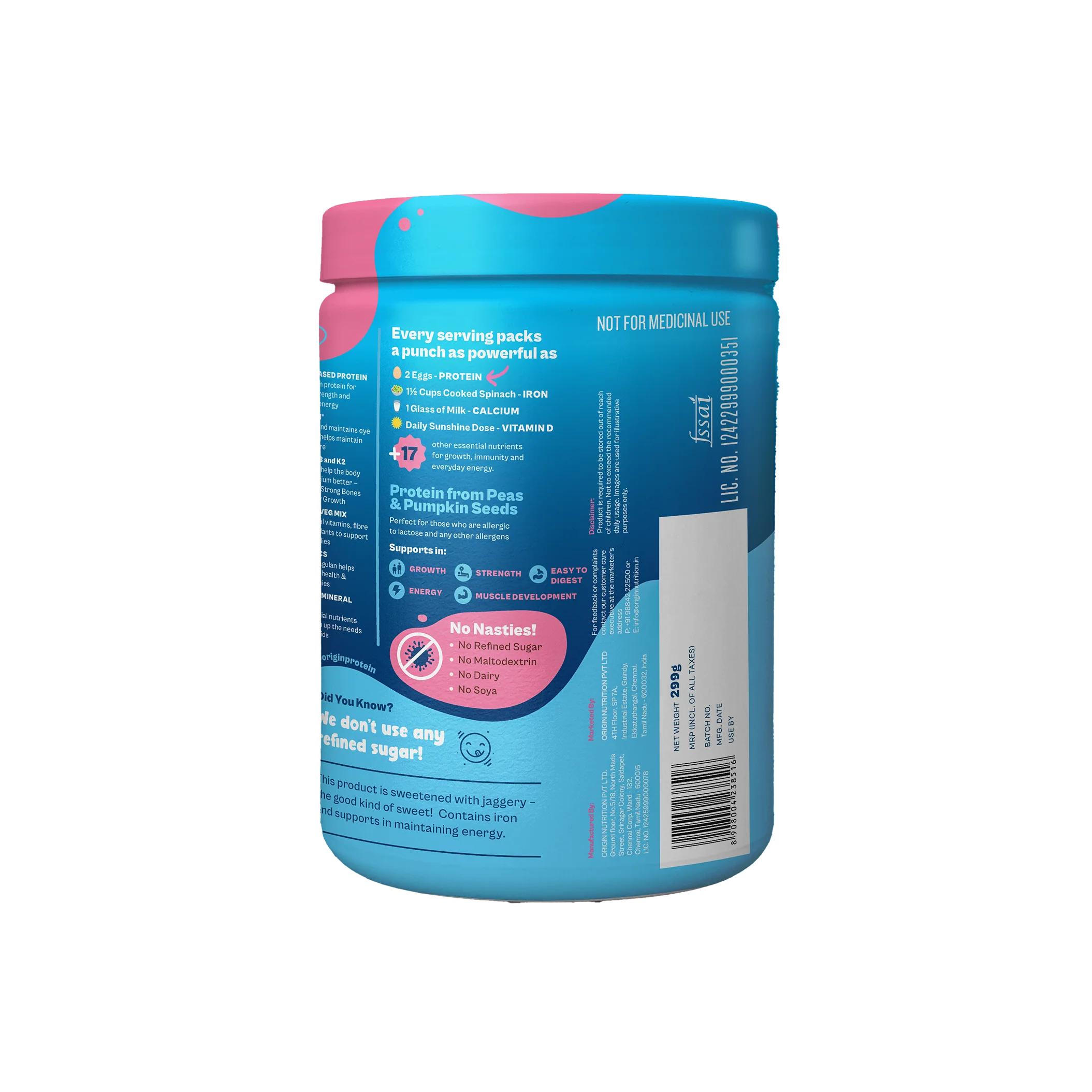 Kids Nutrition Mix - Cotton Candy Swirl (ages 7-12) - Image 10