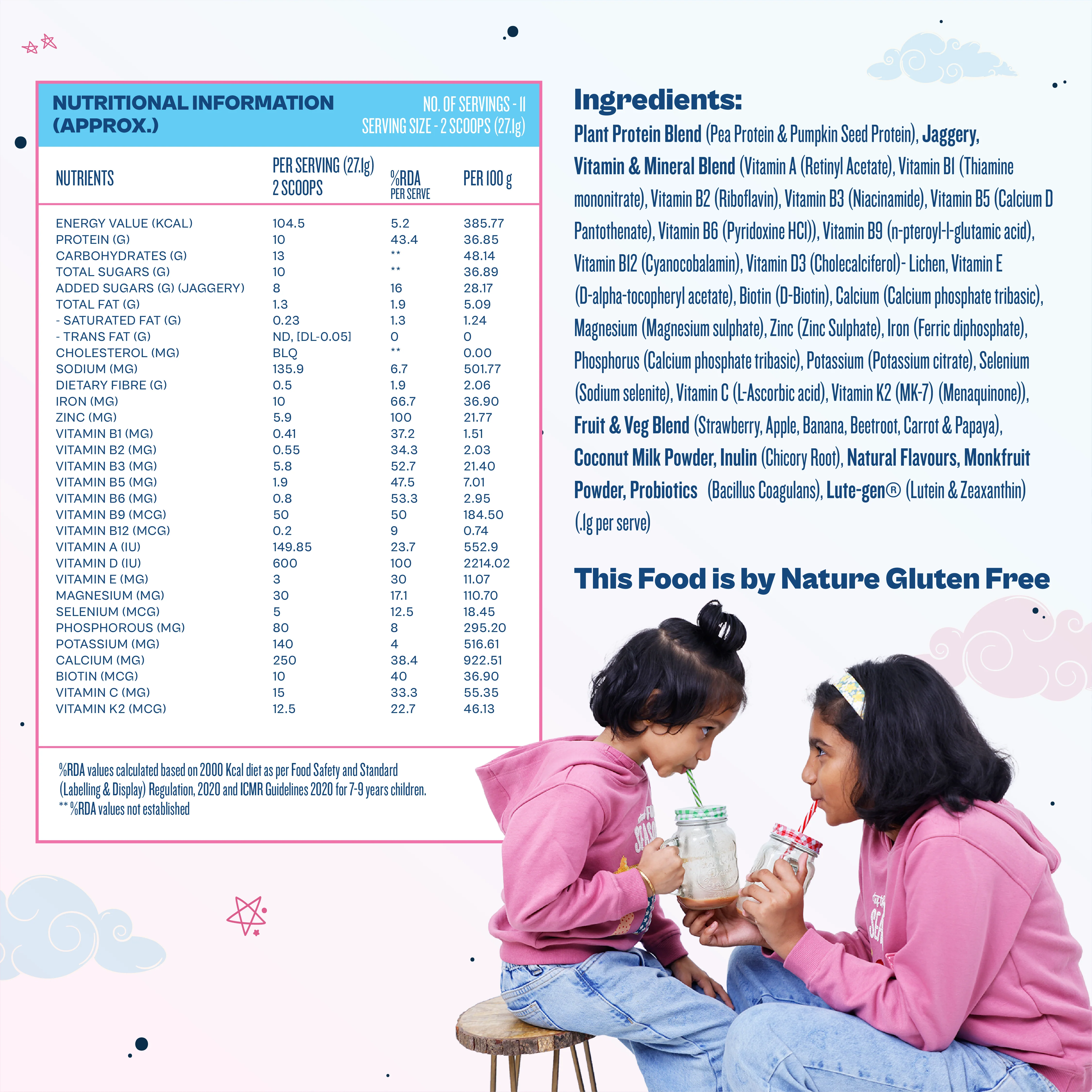 Kids Nutrition Mix - Cotton Candy Swirl (ages 7-12) - Image 6
