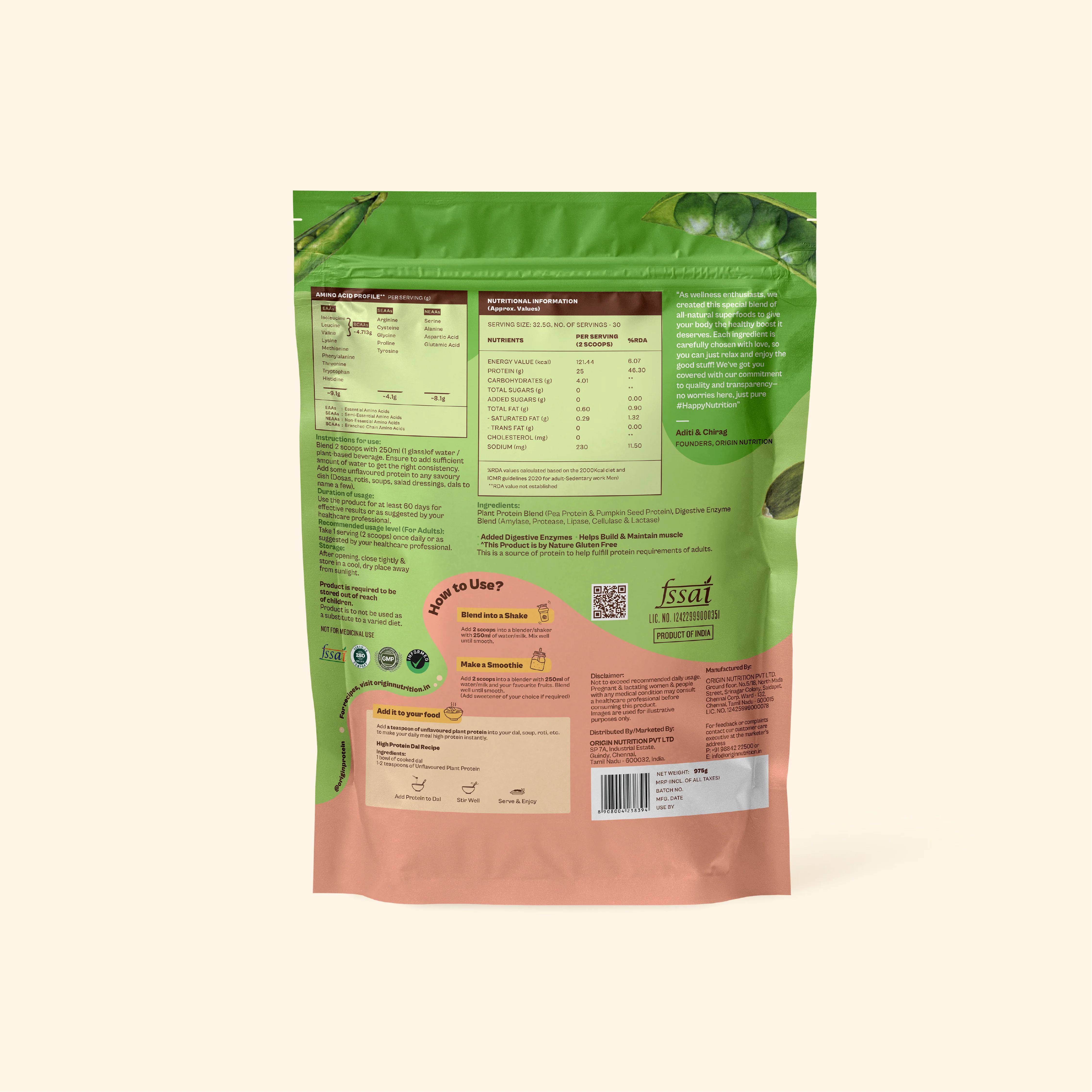 Daily Plant Protein - Classic Unflavoured - Image 13
