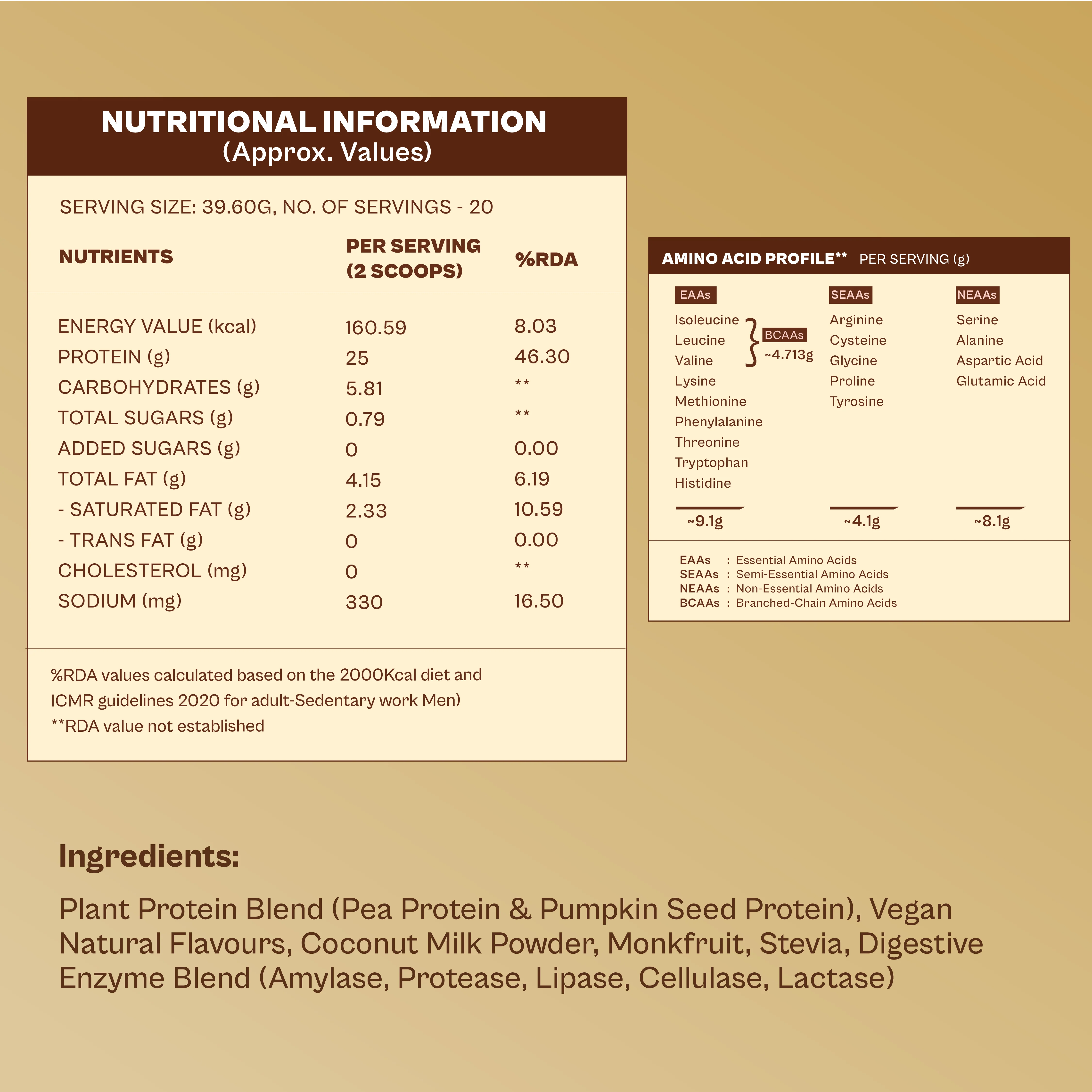 Daily Plant Protein - Creamy Vanilla - Image 10